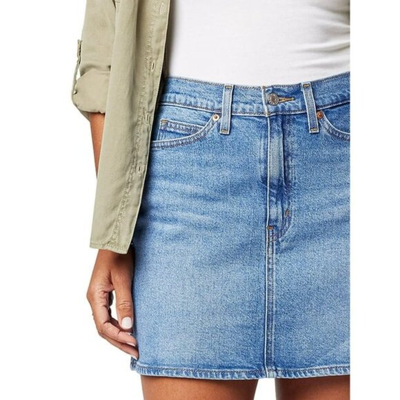 Signature by Levi Strauss & Co. Heritage Denim Jean Mini Skirt Coastal Cowgirl - Picture 4 of 12